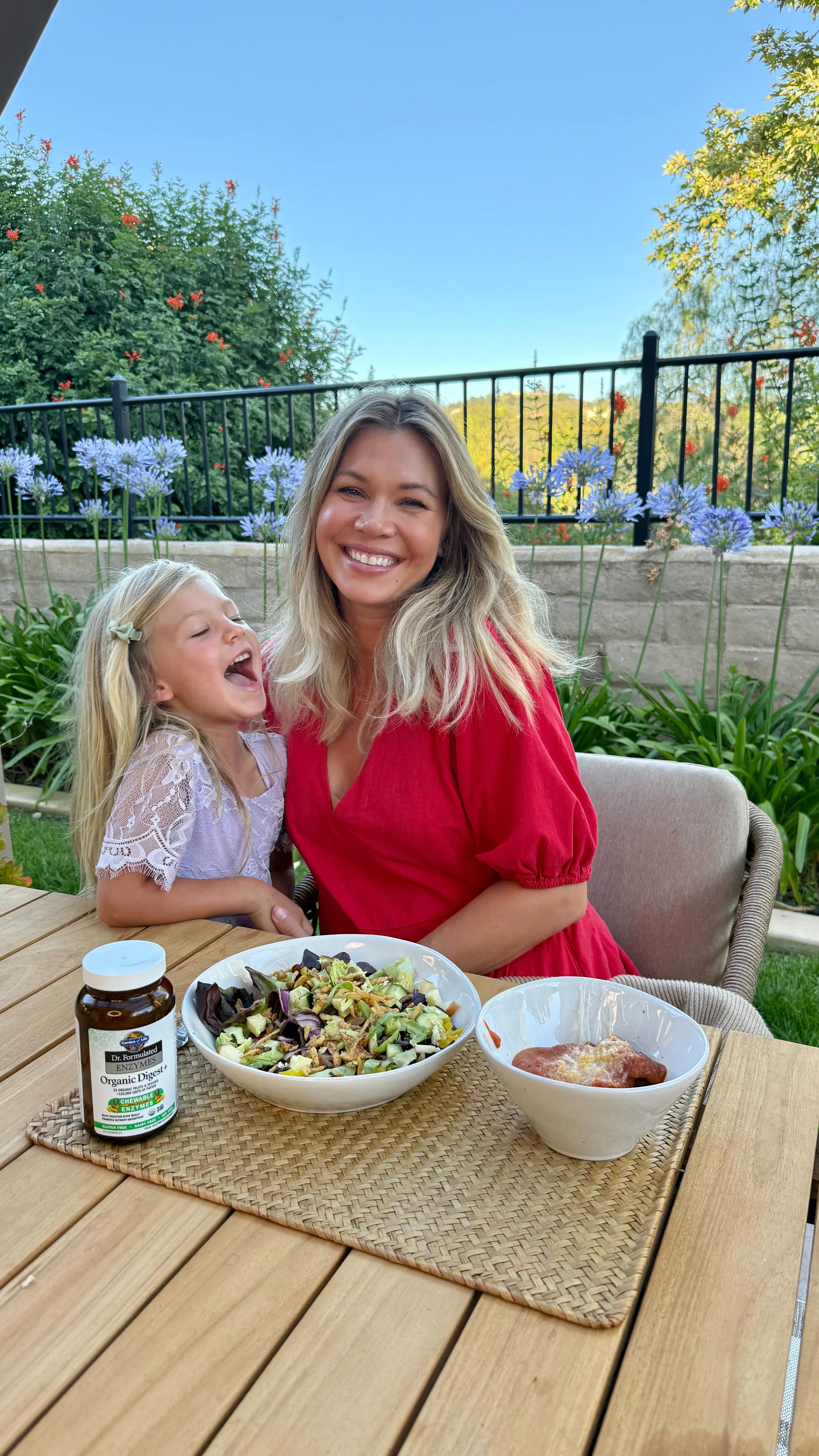 Instagram post by @coachkrystal_ for Garden of Life. Caption reads: One of my absolute favorite pregnancy hacks,....