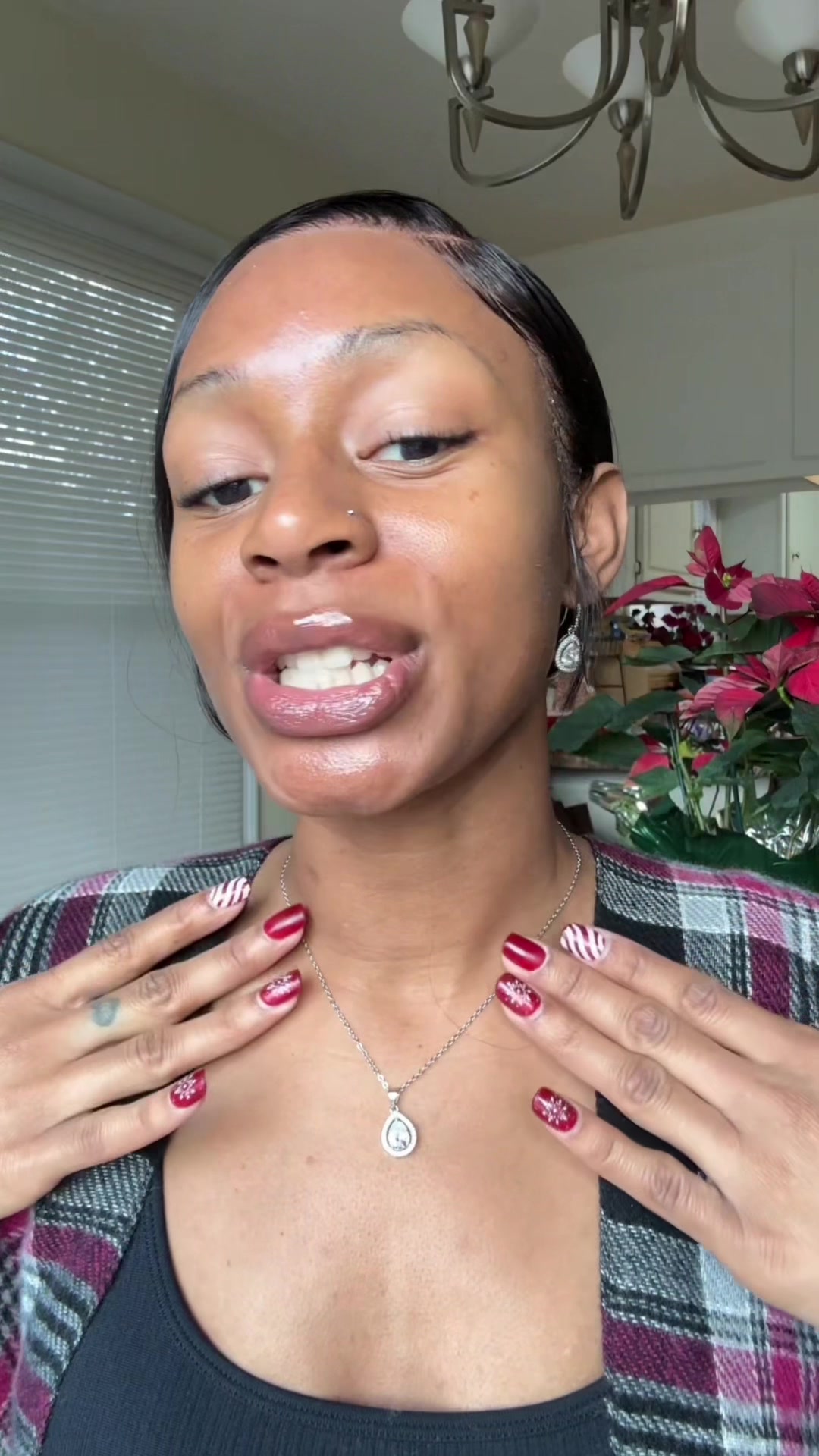 TikTok post by @kitcatt13 for Cate & Chloe. Caption reads: [...] have too many pieces of jewelry! @Cate &....