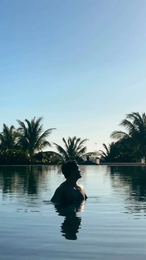 Instagram post by @vince_uy for NESCAFÉ Philippines. Caption reads: Settling into a different kind of summer this....