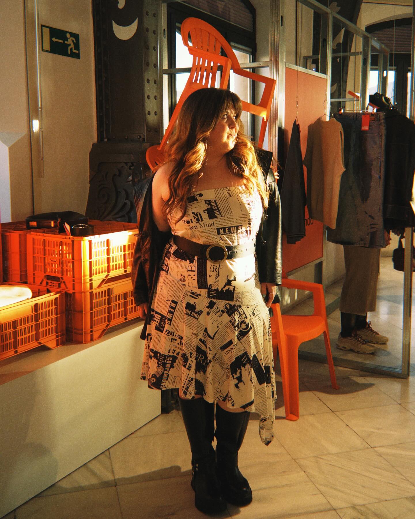 Instagram post by @lalachus3 for Zalando. Caption reads: El sábado estuve en #ElPatiodeZalando y fue un....