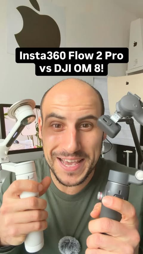 Instagram post by an influencer for Insta360. Caption reads: [...] personal preference is the @insta360 Flow 2....