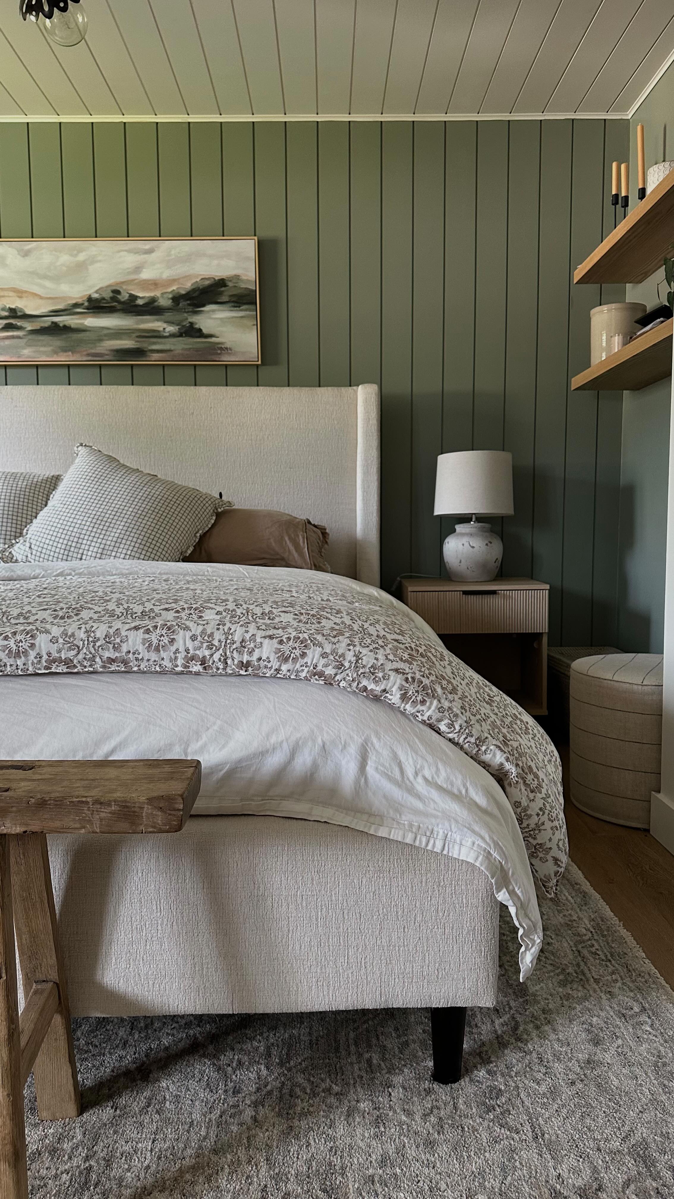 Instagram post by @theeverydayhome for Wayfair. Caption reads: Many of our favourite bedroom finds are from....