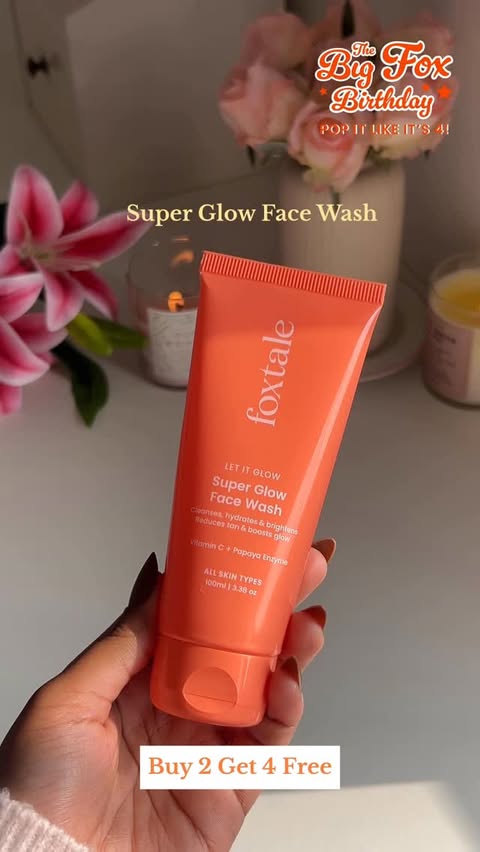 Instagram post by @miss__saejal for Foxtale. Caption reads: It’s the Big Fox’s Birthday! and the Buy 2 Get 4....