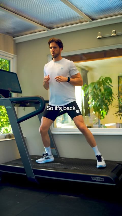Instagram post by @london_fitness_guy for Technogym. Caption reads: [...] routine is back! I’ve been using the....