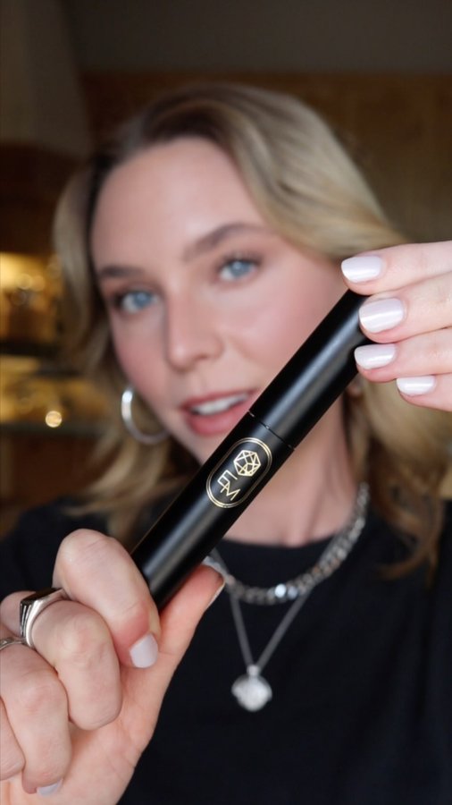 Instagram post by @stateofkait for EM Cosmetics. Caption reads: Doing an 8 hour wear test of the new @EmCosmetics....