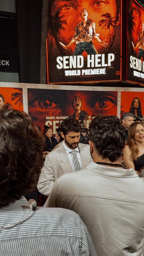 Instagram post by @blakesilva for 20th Century Studios. Caption reads: [...] Linda! 🌊🏝️Thanks for having me,....