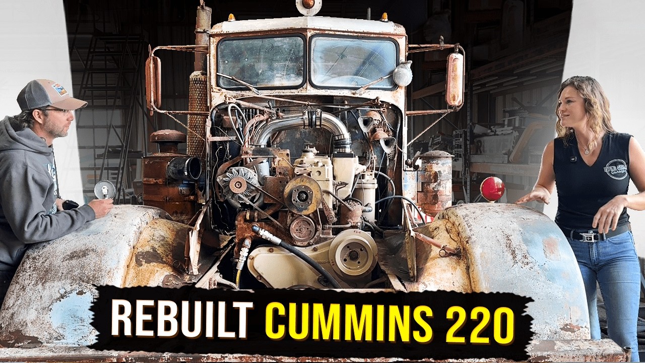 YouTube post by @flyingsparksgarage for AG1. Caption reads: First Start with BOOST on our Cummins 220! .