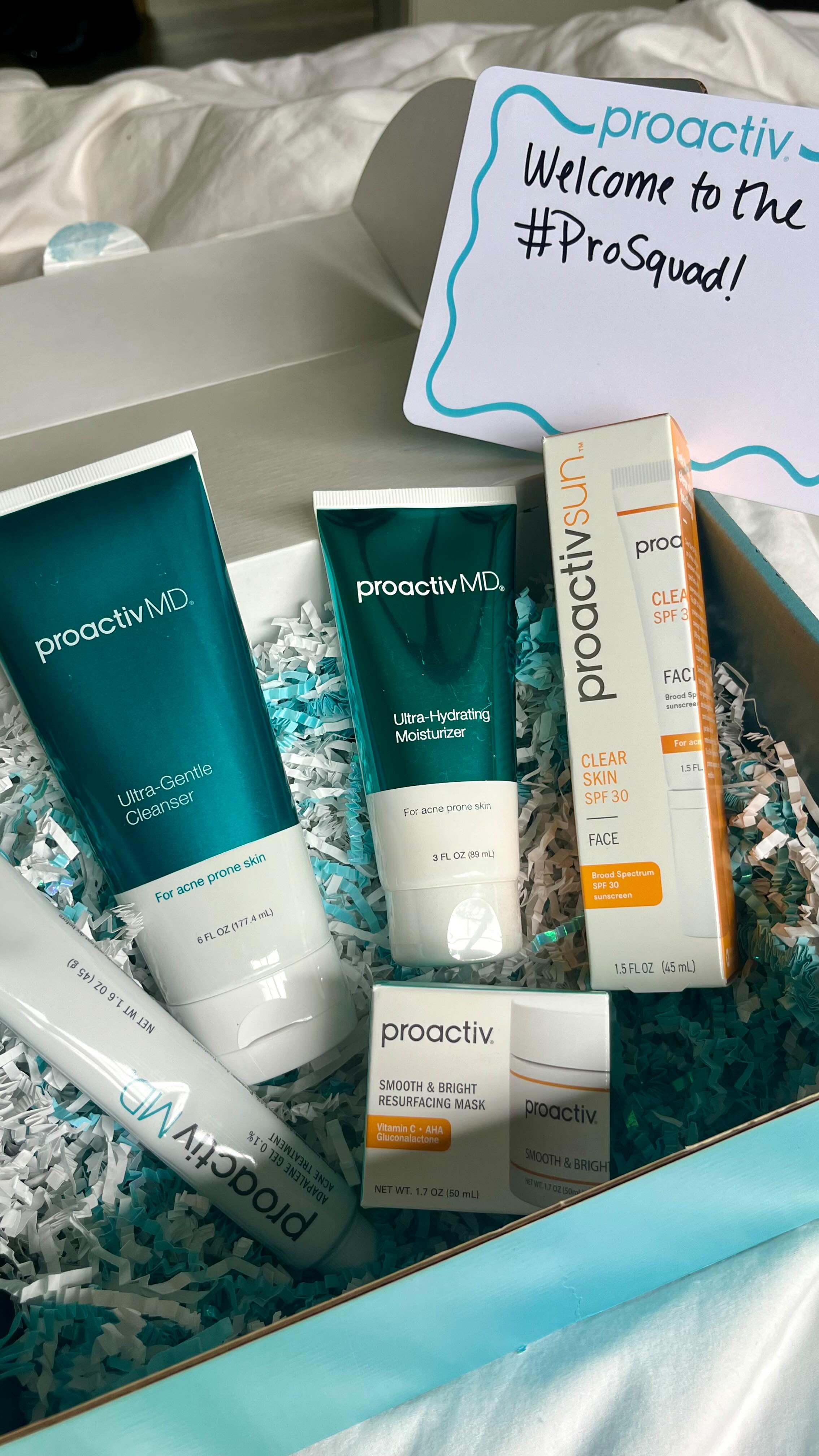 Instagram post by @julie_riise for Proactiv. Caption reads: Thank you so much @proactiv 🫶🏼🫶🏼....