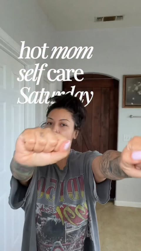 Instagram post by @kaaydaddy for oVertone. Caption reads: [...] home, hot mom, self care pick me up 🤭....