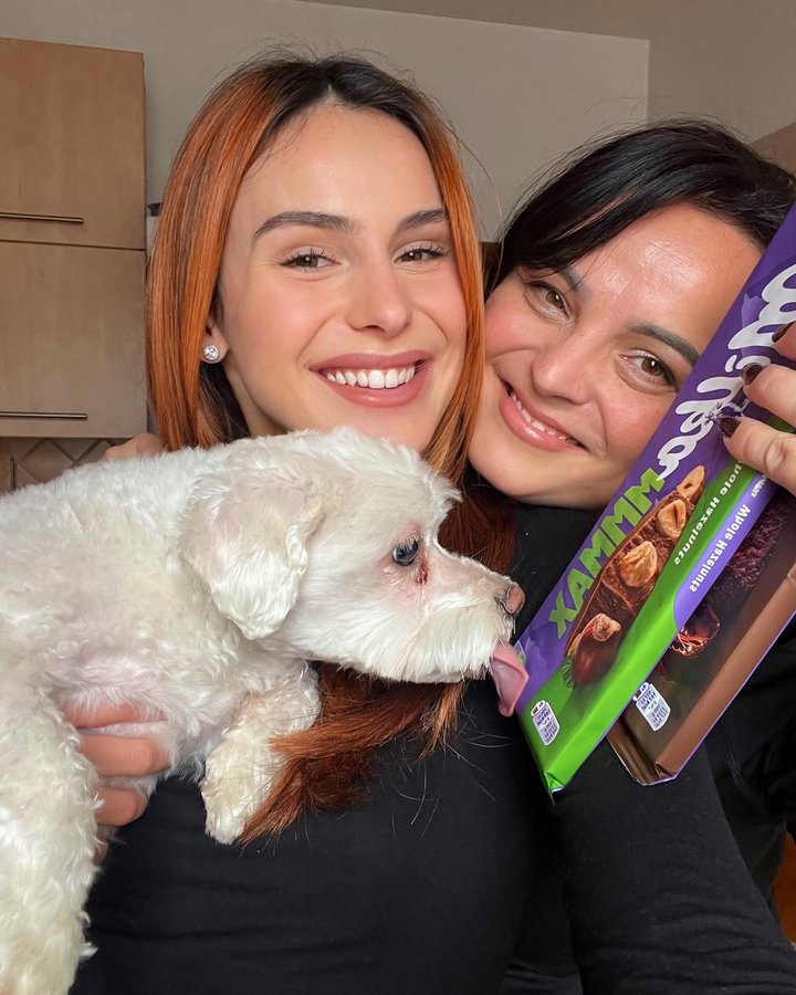 Instagram post by @xniks2x for Milka. Caption reads: Najdraža pjesma moje mame je od Joe Cockera - You....