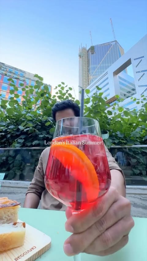 Instagram post by @foodies.explores for Europe Travel. Caption reads: POV: You leave the office in London… and somehow....