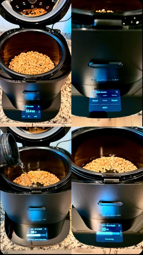 Instagram post by @ncrispi for KitchenAid. Caption reads: [...] refried beans from scratch with the....
