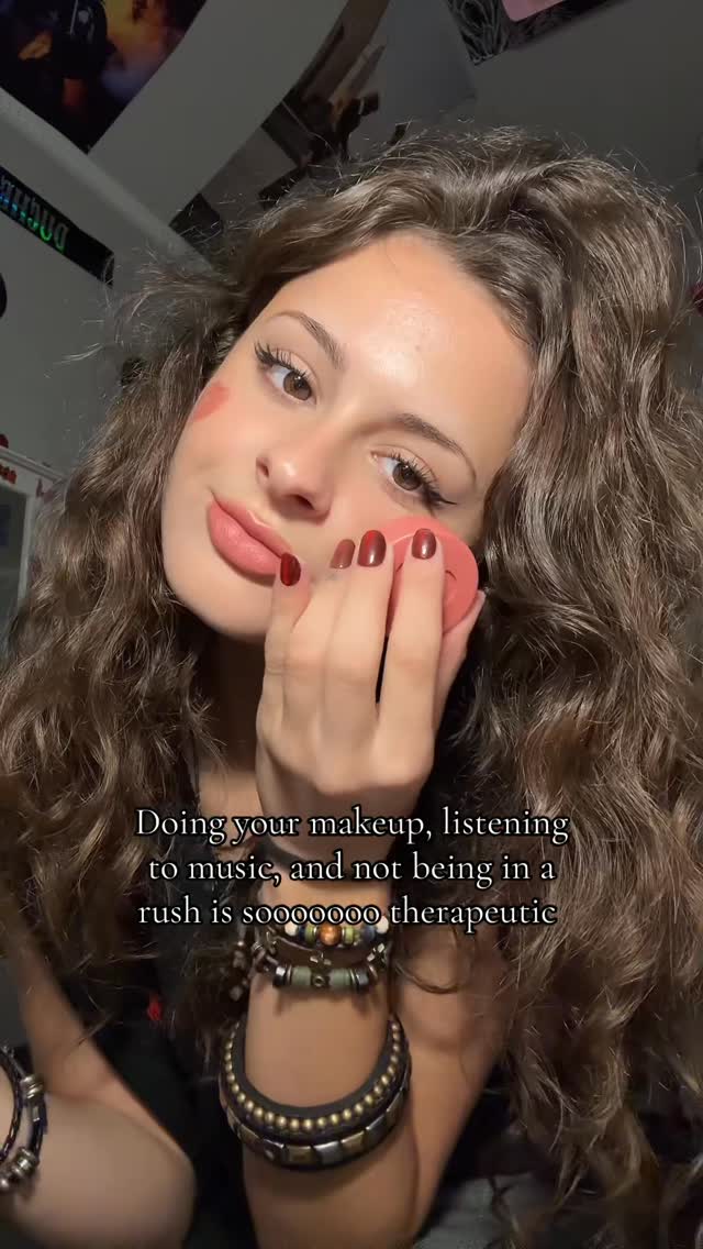 Instagram post by @houseofbrooklyn for Kaja Beauty. Caption reads: It feels like I’m a princess 💄 also everything I....