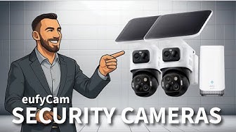 YouTube post by @911Reviews for Eufy. Caption reads: eufyCam S4 2-Cam Kit - Revolutionary Triple-Lens....