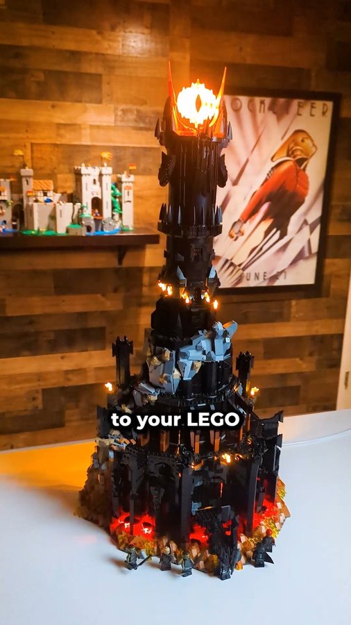 Instagram post by @beyondthebricktv for Light My Bricks. Caption reads: [...] Get 15% off with code BTB15 at....