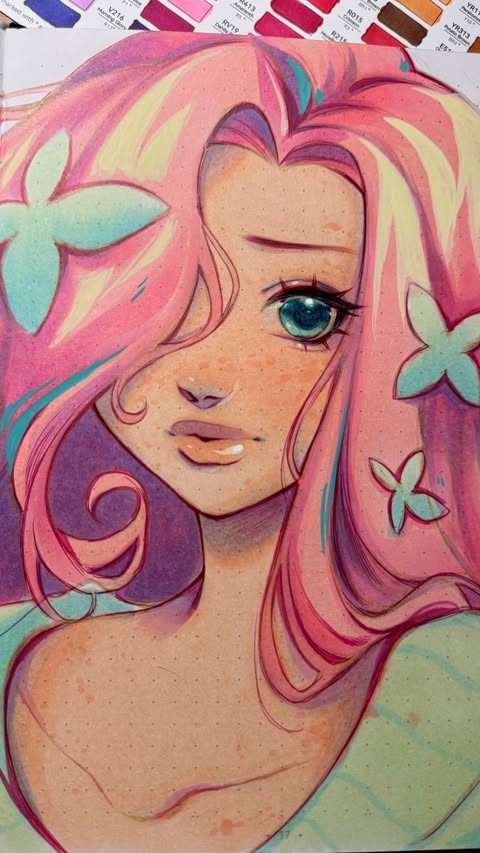 Instagram post by @paintedtrash for Ohuhu Art Supplies. Caption reads: New sketchbook! ⋆˚꩜｡ I was so impressed by this....