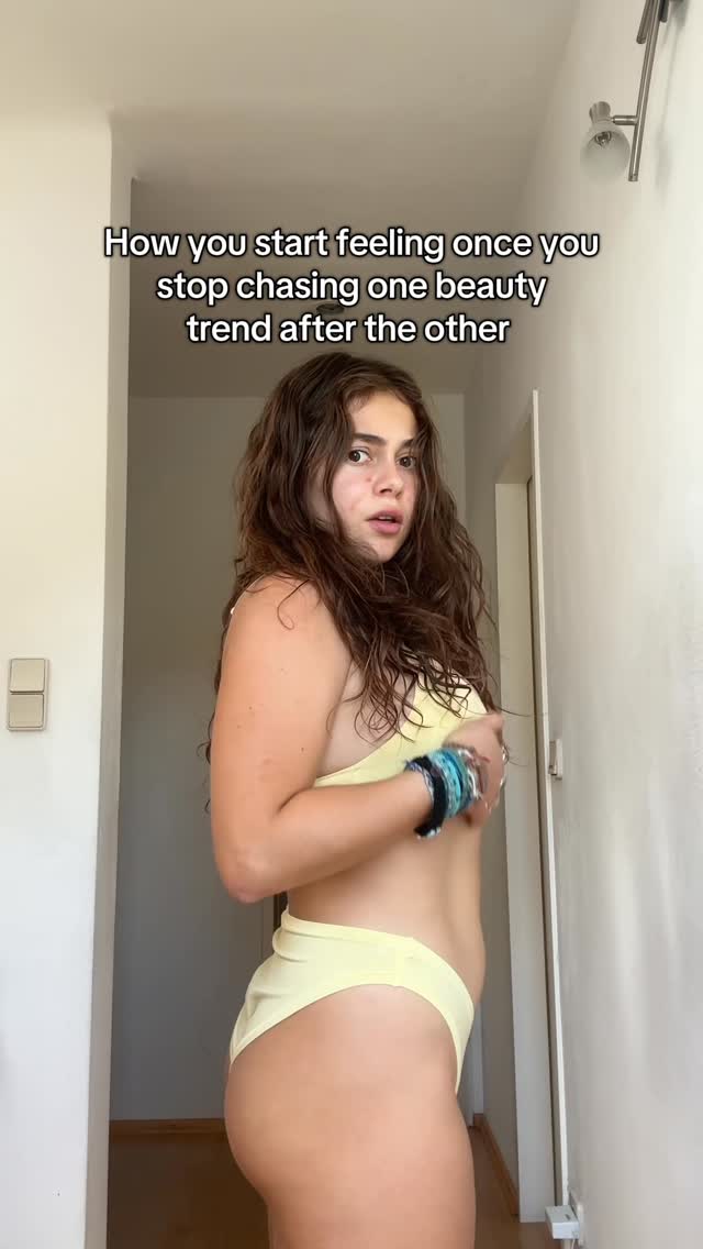 Instagram post by @leonie.feliciaa for Organic Basics. Caption reads: In my favorites @organicbasics 🌟💛🌼 I wear a....