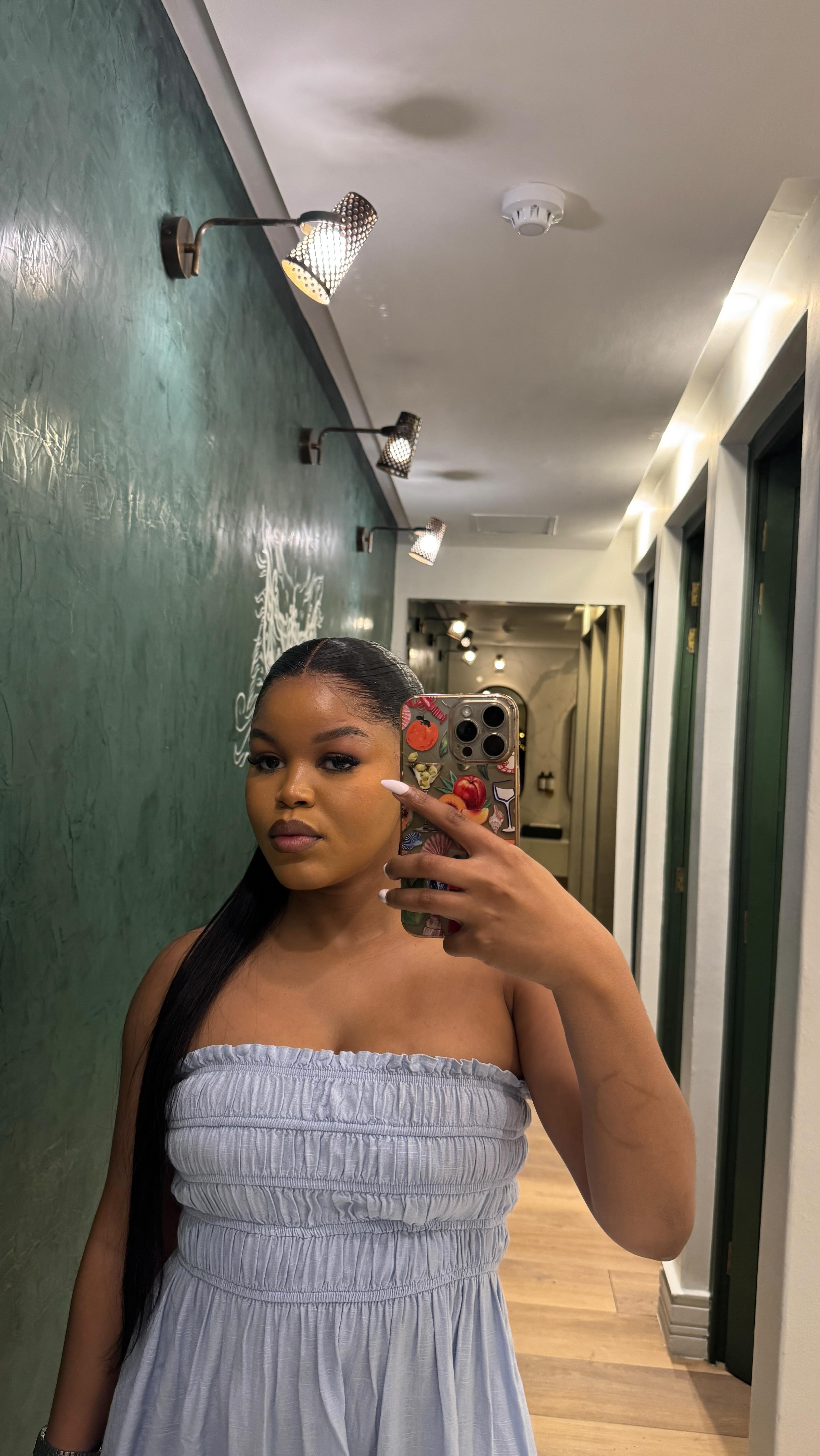 Instagram post by @lesedi.mn for Luvme Hair. Caption reads: I’ve had this hair for a month, got it installed 3....