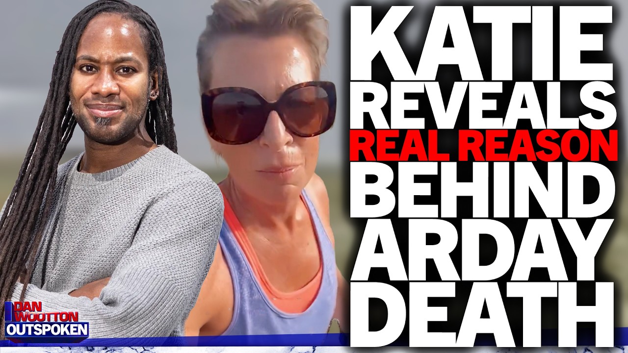 YouTube post by @danwoottonoutspoken for FÜM. Caption reads: Katie Hopkins reveals real reason behind Jason....