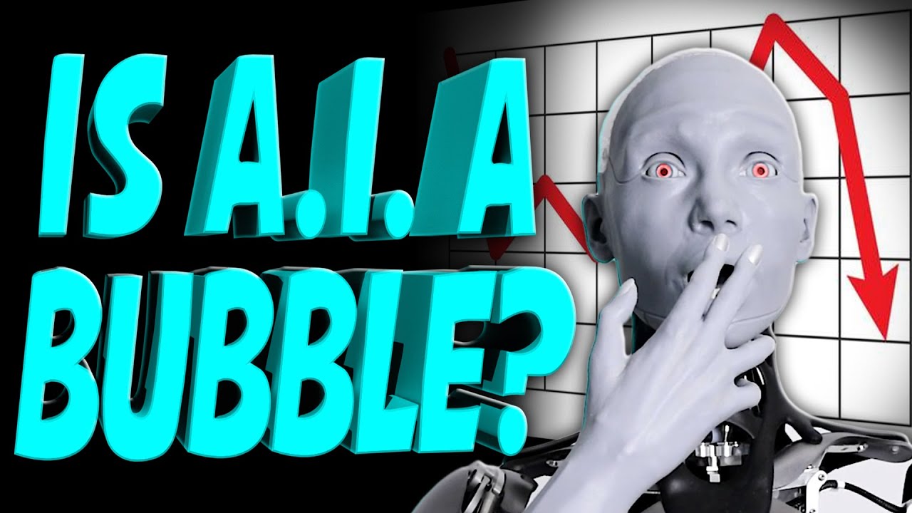 YouTube post by @InternetTodayTV for The Verge. Caption reads: The AI Bubble + Trump's STUPID DC Takeover -....