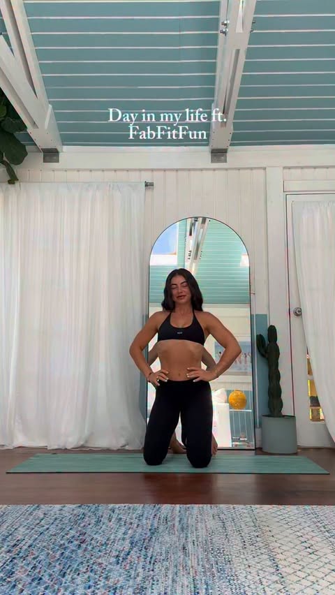 Instagram post by @nicoledoyon for FabFitFun. Caption reads: @fabfitfun putting me on to the cutest home decor....