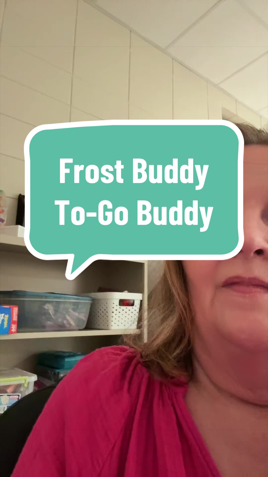 TikTok post by @stacyyear30whereuat for Frost Buddy. Caption reads: [...] coffee ice cold and not watered down. @Frost....