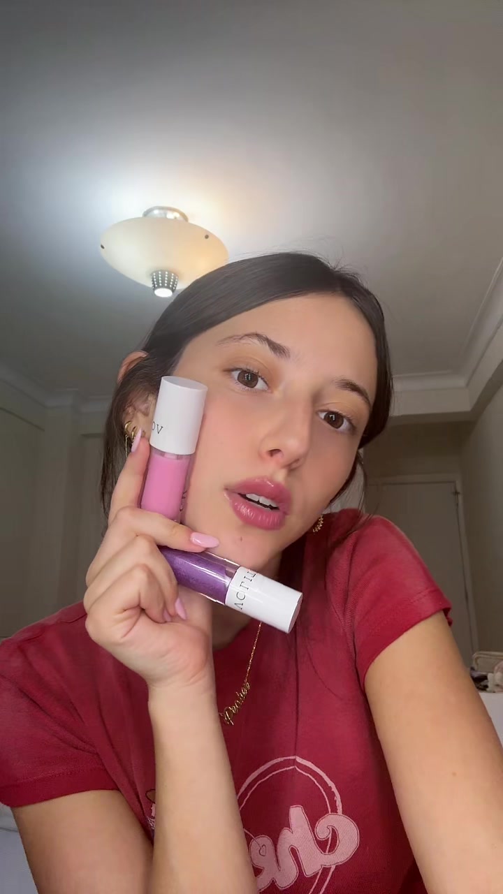 TikTok post by @chelsealascher1 for Volition Beauty. Caption reads: I have my OWN lip gloss coming with @Volition....