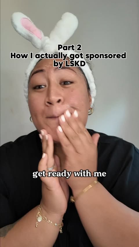 Instagram post by @crossthick for LSKD. Caption reads: [...] How I actually got sponsored by LSKD ✨ •....