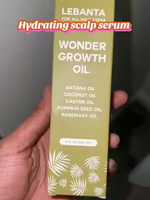 TikTok post by @acquiredtastee for Lebanta Haircare. Caption reads: @Lebanta Haircare #fyp#hairgrowth#4chairgrowth....