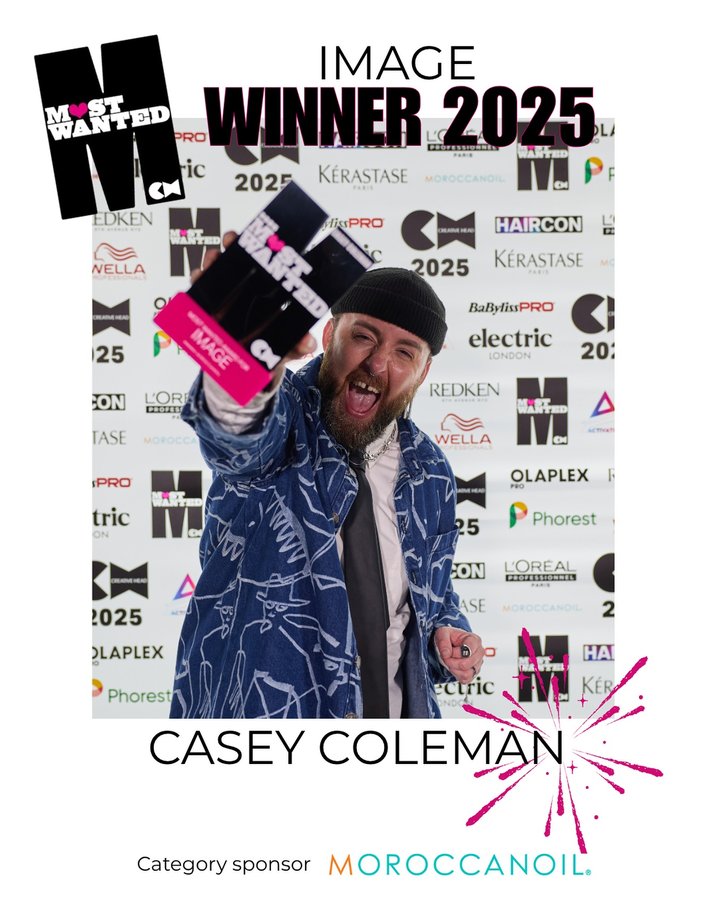 Instagram post by @chairsalons for Creative HEAD Magazine. Caption reads: ⚡ The Most Wanted IMAGE award, sponsored by....