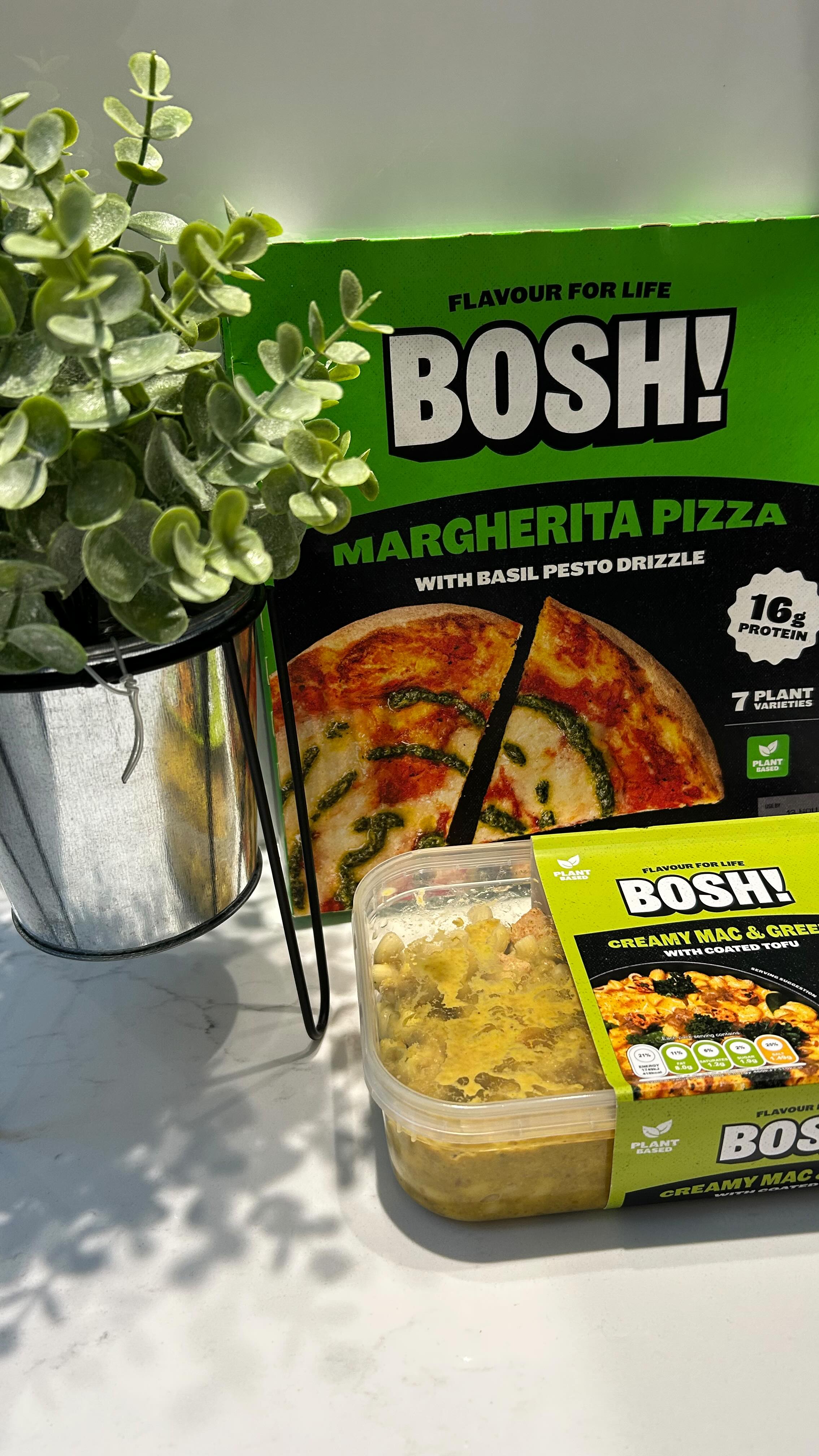 Instagram post by @michelleandmine for The Influence Room. Caption reads: Just tried the BOSH! plant-based range and… wow.....