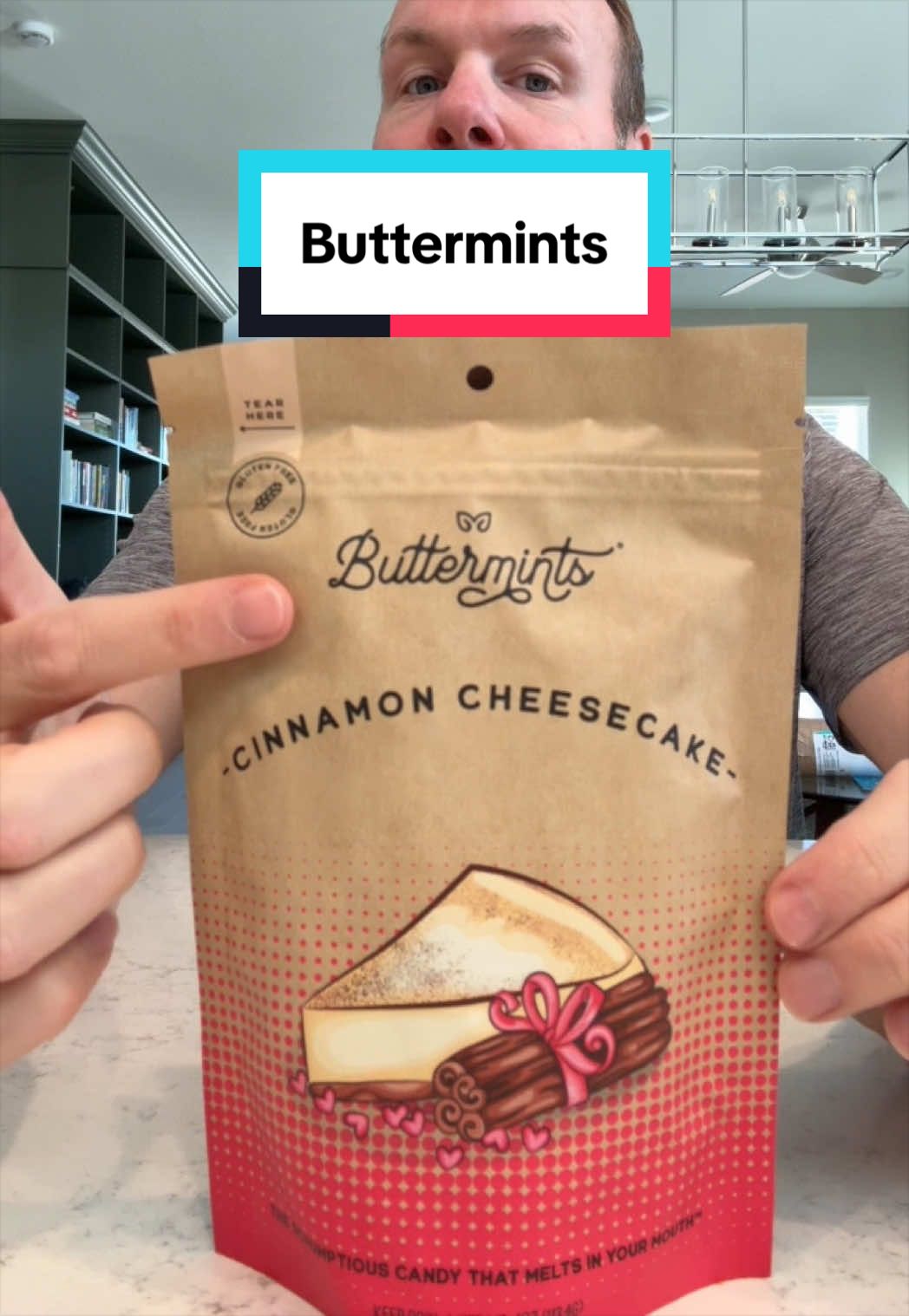 TikTok post by @anidaslajaunie for Buttermints. Caption reads: These @Buttermints are the definition of melt in....