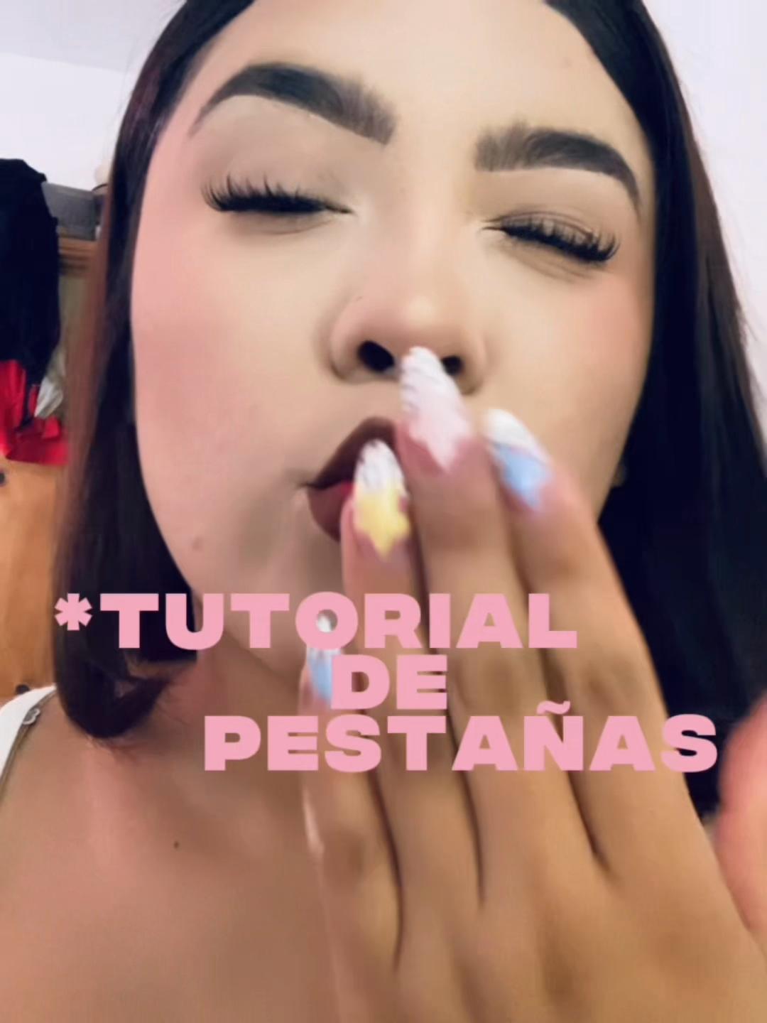 TikTok post by @anaa__guzman.7 for KEYYOU LASH. Caption reads: POR FIN TUTORIAL DE MIS PESTAÑITAS @KEYYOU LASH....