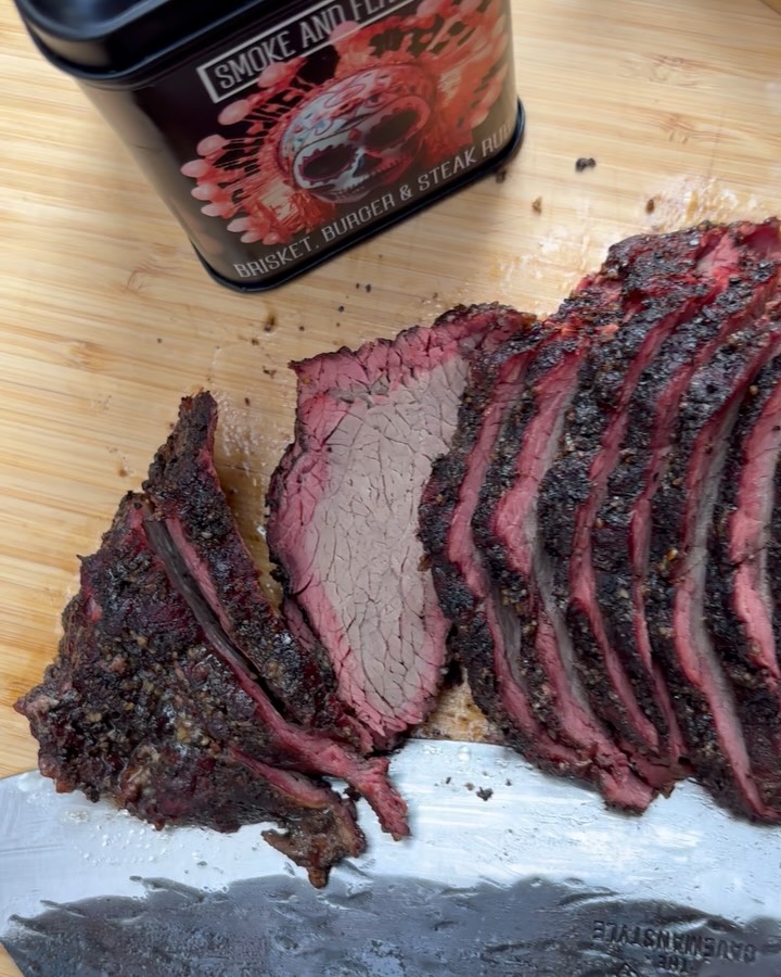 Instagram post by @t_bone_marmaduke_bbq for Traeger Grills. Caption reads: [...] have been easier to do on the....