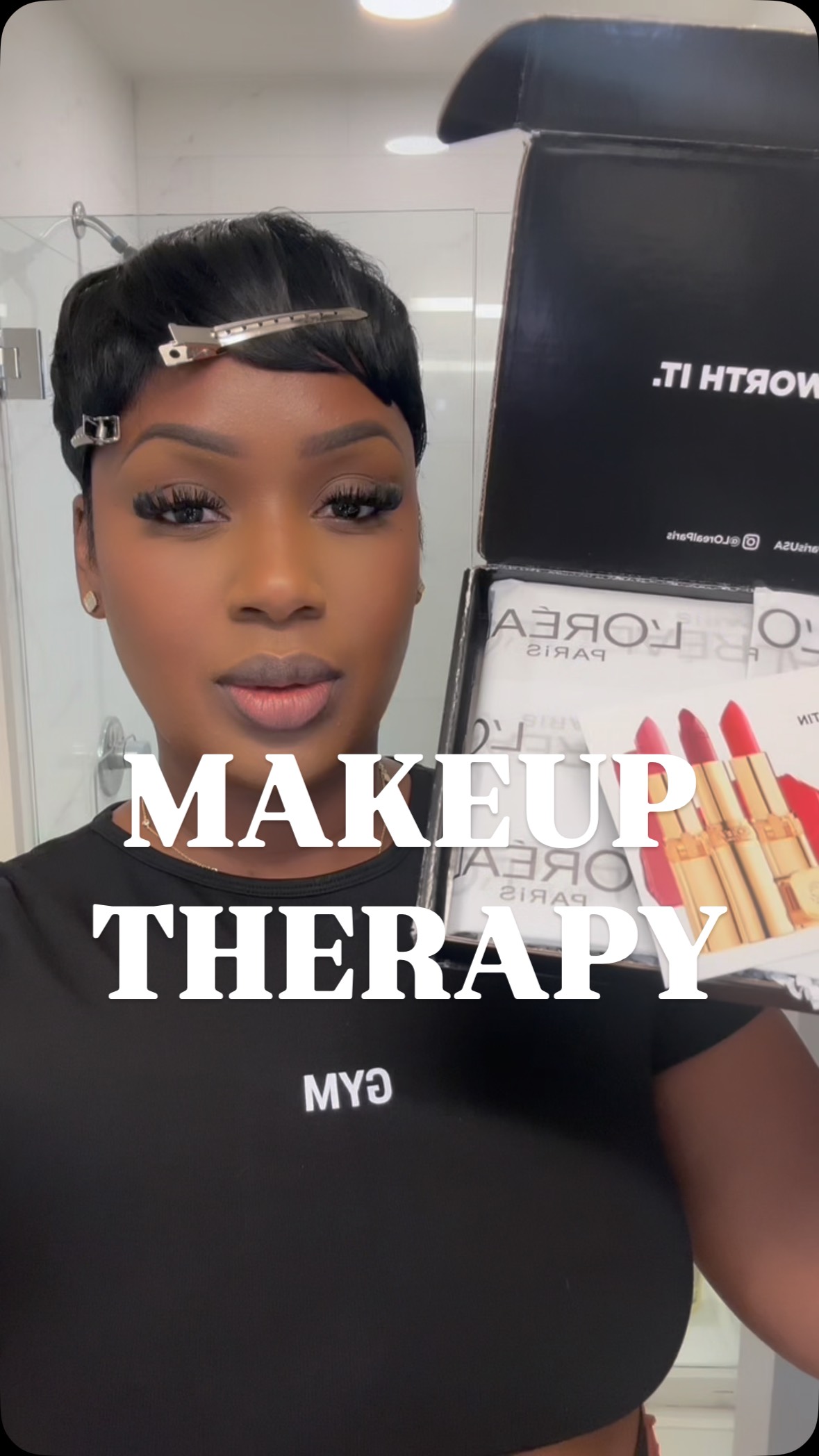 Instagram post by @lindseyzonee for Milani Cosmetics. Caption reads: Makeup therapy🖌️my favorite form of peace

Thank....