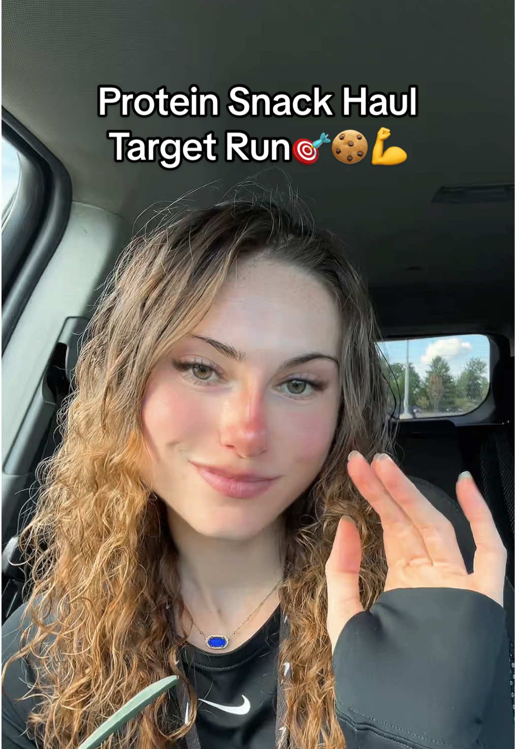 TikTok post by @sidneysnacks for Legendary Foods. Caption reads: Protein Snack Haul Target Run🎯Had to grab some....