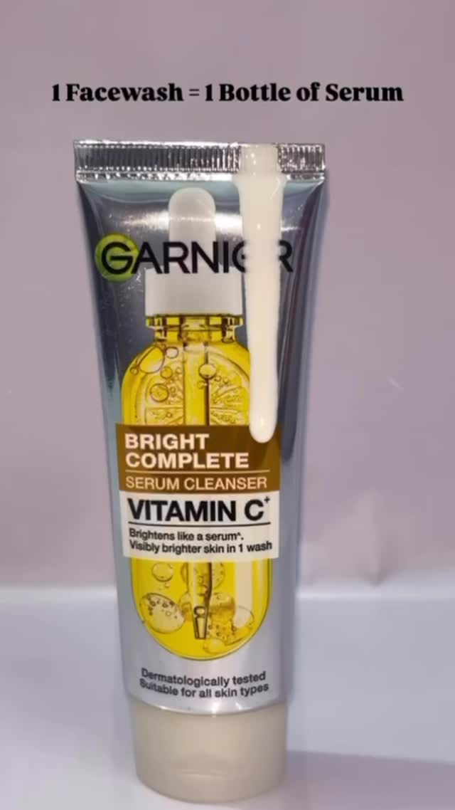 Instagram post by @rituchopramakeupartist for Smytten. Caption reads: Skincare That Works Instantly? | #GarnierSerumWash....