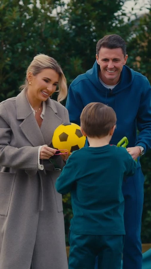 Instagram post by @billieshepherdofficial for GoGo squeeZ. Caption reads: AD | Arthur set me and Greg a challenge – put the....