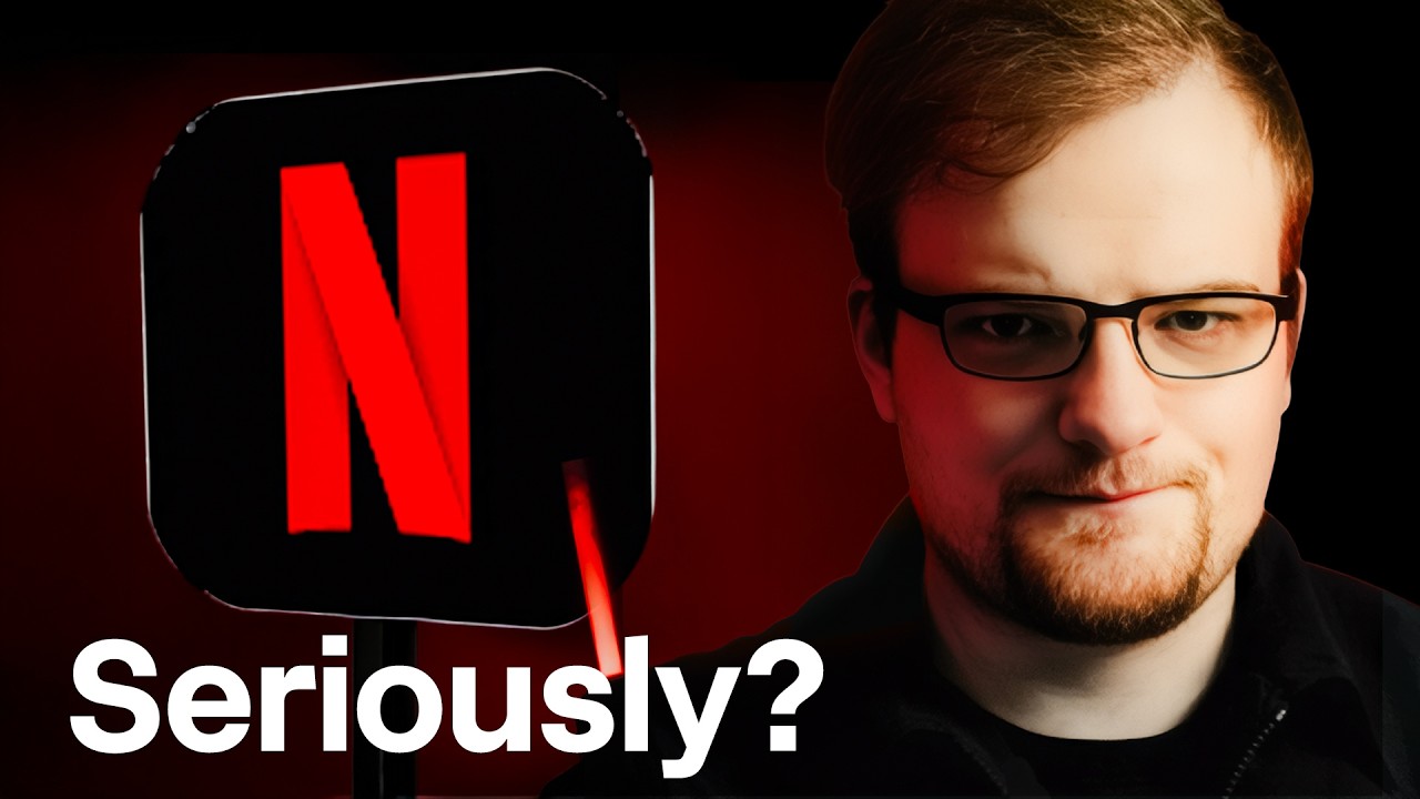 YouTube post by @BellularNews for Bloomberg. Caption reads: The Netflix Gaming Deal Is A Match Made In Hell.