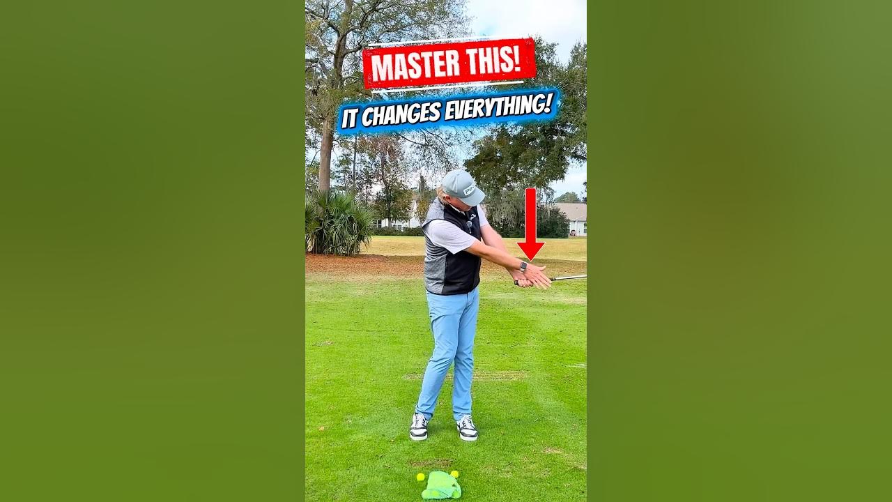 YouTube post by @AndrewEmeryGolf for HackMotion. Caption reads: MASTER This SKILL - It Changes EVERYTHING!....
