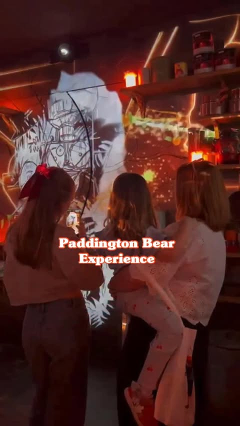 Instagram post by @vickilee_b for Bump Baby & You. Caption reads: ad Did you know that @paddingtonbearexperience is....
