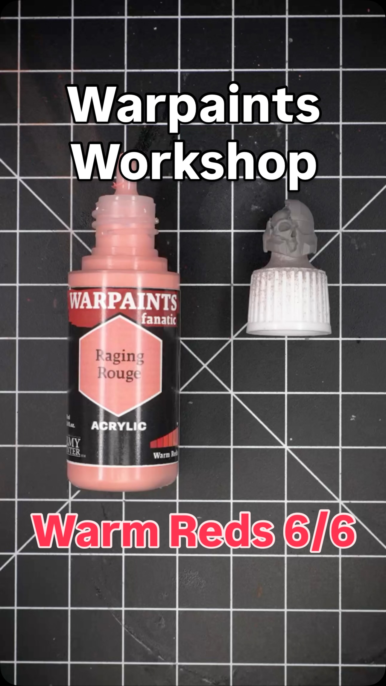 Instagram post by @mobhammer40k for The Army Painter. Caption reads: [...] Warpaints Fanatic paints from....