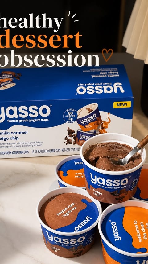 Instagram post by @tayshamontero for Yasso Frozen Greek Yogurt. Caption reads: [...] #yasso #yassocups #yassofrozengreekyogurt....