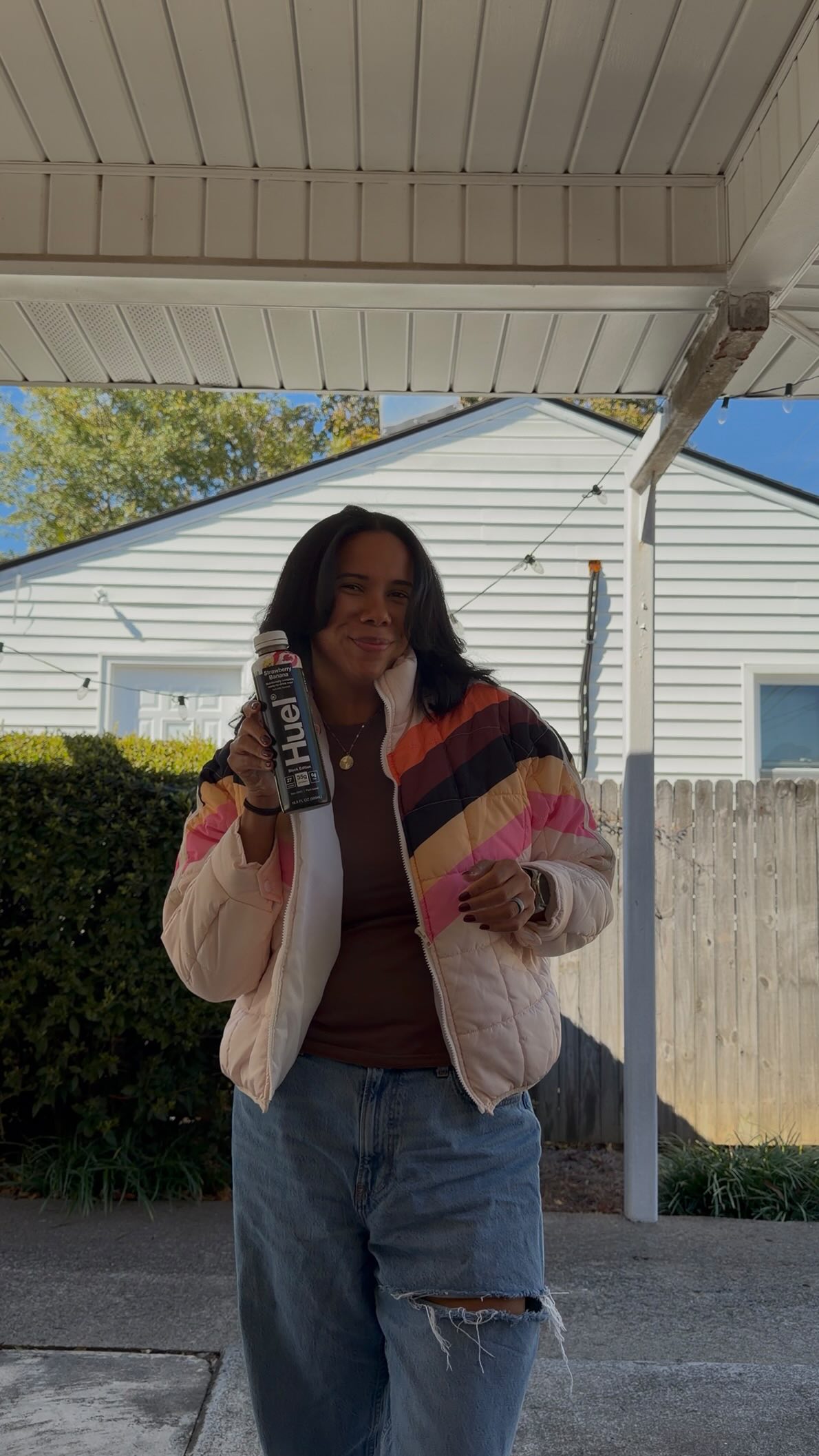 Instagram post by @livinglavidawithlove for Huel. Caption reads: After taking care of everyone else, it’s crucial....