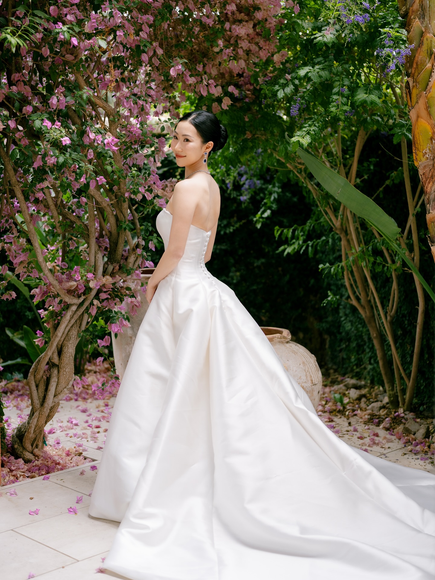 Instagram post by @hanasim for CHANEL. Caption reads: Let’s start in sequence — wedding day morning....