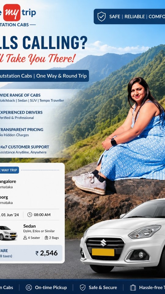 Instagram post by @vinitakataria330 for MakeMyTrip. Caption reads: [...] comfortable, safe, and memorable with....