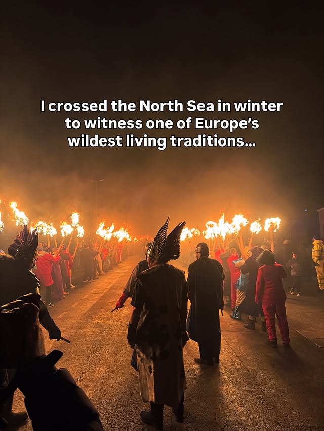 Instagram post by @byjacklynn for VisitScotland. Caption reads: [...] festivals. @promoteshetland @visitscotland....