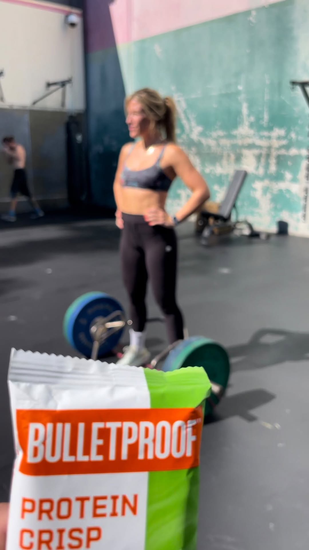 Instagram post by @emknuth for Bulletproof. Caption reads: New protein bar alert from @bulletproof! Lemme....