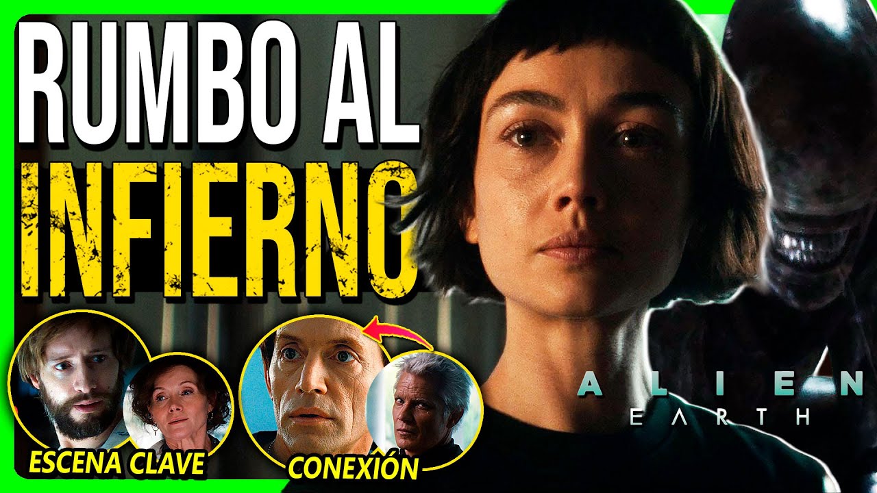 YouTube post by @MaestroCiego for Pampling. Caption reads: Alien: Earth Episode 6 | Analysis, Explanation,....