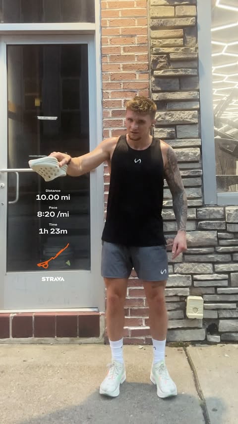 Instagram post by @_butch.82 for TLF. Caption reads: [...] the journey. Ran these 10 miles in....